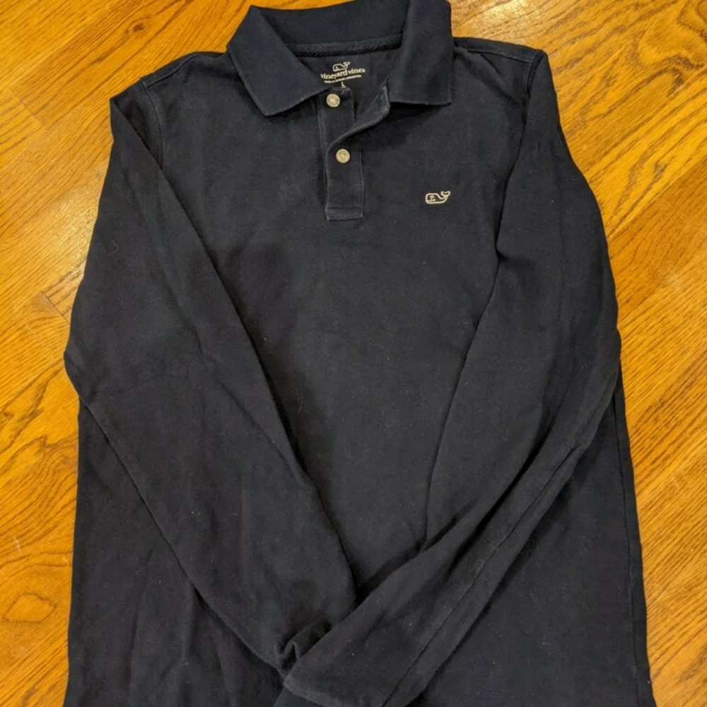 Boy's Vineyard Vines Large (16) deal blue longslee